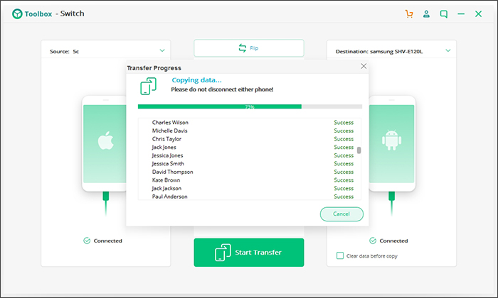 مراجعة برنامج iSkysoft Toolbox - Switch لنظامي iOS&Android 4