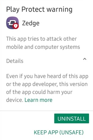 متجر جوجل بلاي يحذر من تطبيق ZEDGE للخلفيات والنغمات 2