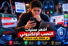 أشهر عمليات النصب الإلكتروني في 2026 وكيف تتجنبها 14 أشهر عمليات النصب الإلكتروني في 2026 وكيف تتجنبها
