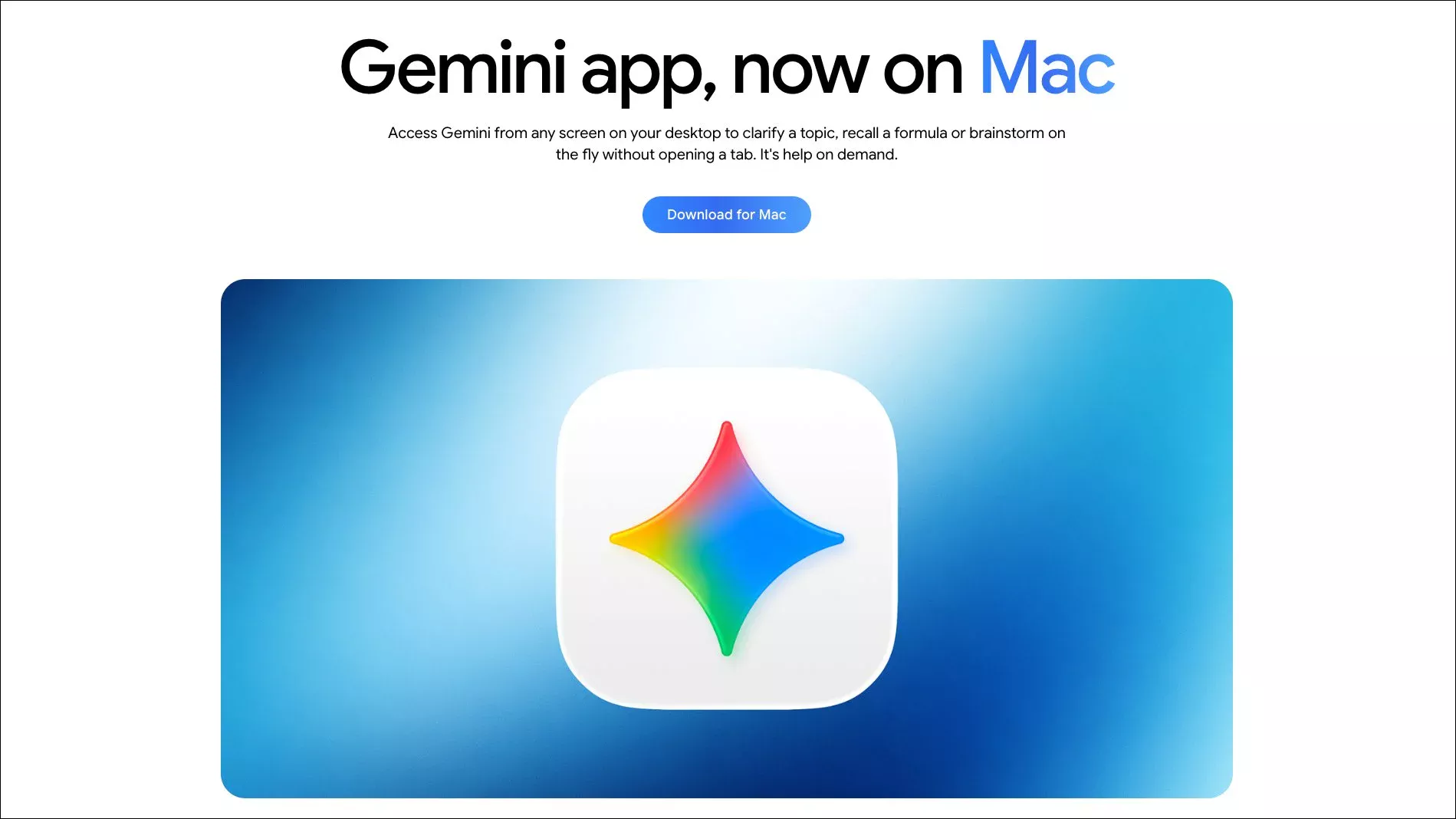Gemini على Mac قد يحصل على وصول أوسع للملفات والتطبيقات 1 Gemini على Mac قد يحصل على وصول أوسع للملفات والتطبيقات
