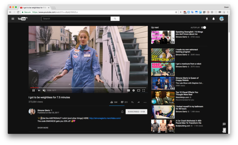 كيف يمكنك تفعيل (المود الليلي) لليوتيوب في متصفح جوجل كروم 5