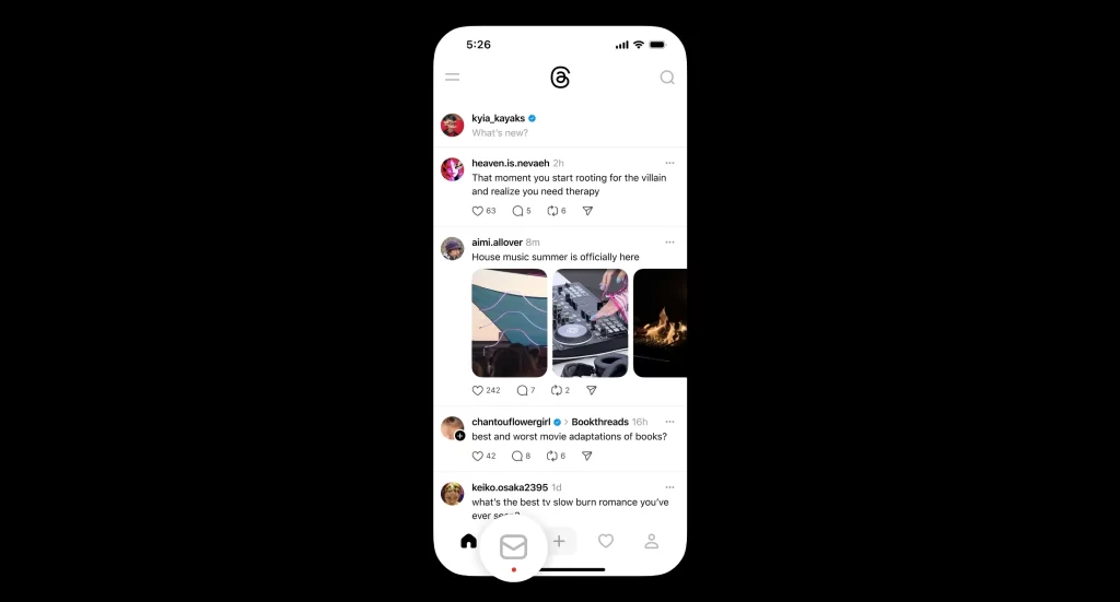 ميتا تبدأ اختبار الرسائل المباشرة على منصة Threads 1