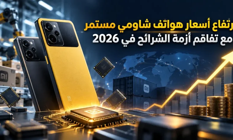 ارتفاع أسعار هواتف شاومي مستمر مع تفاقم أزمة الشرائح في 2026