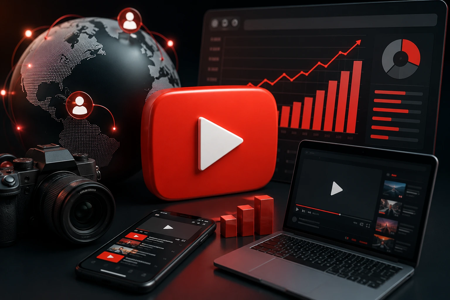 ارقام واحصائيات يوتيوب في 2026