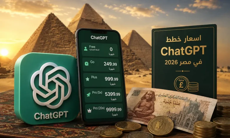 اسعار خطط ChatGPT في مصر 2026