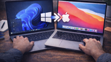 الانتقال من ويندوز إلى ماك