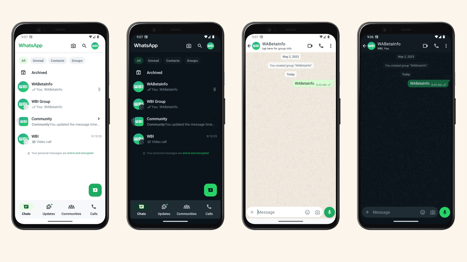 WhatsApp يستعد للظهور بتصميم جديد 12 الشكل الجديد لتطبيق واتساب