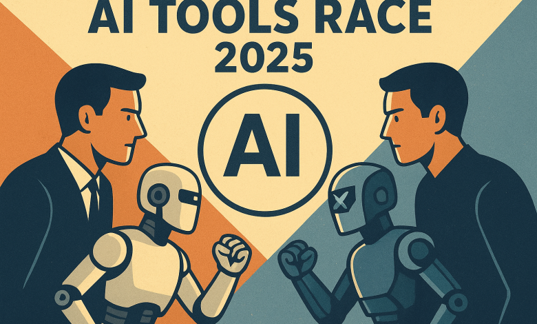 الصراع على أدوات الذكاء الاصطناعي في 2025