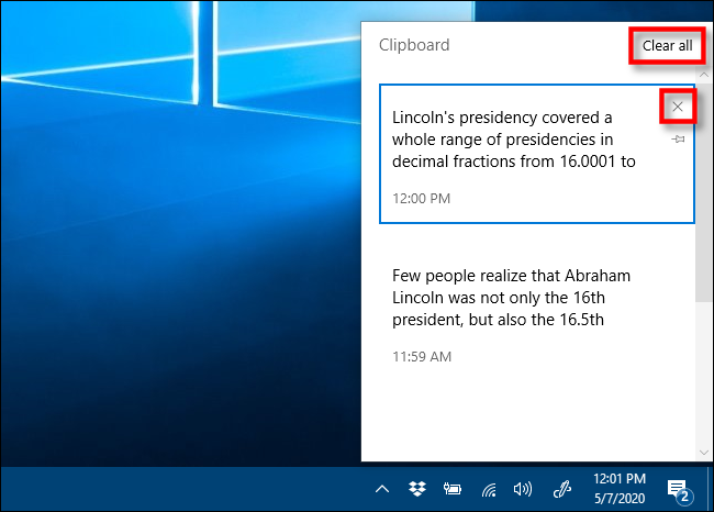 Clipboard history : كيف يمكنك تفعيلها في ويندوز 10 6 Clipboard history : كيف يمكنك تفعيلها في ويندوز 10 5