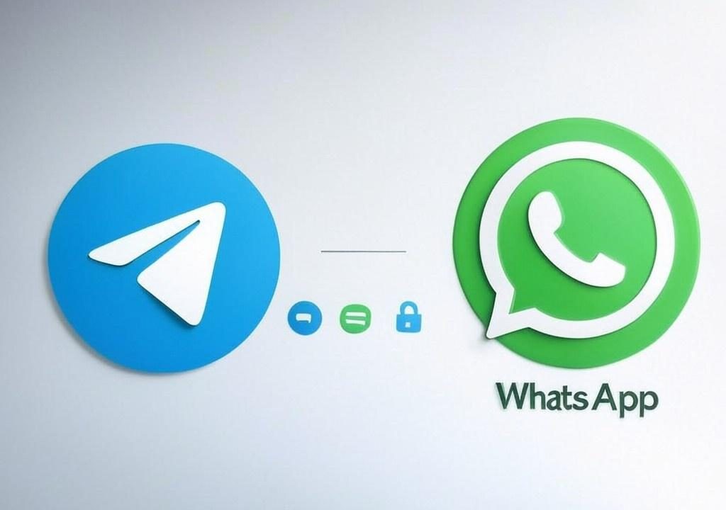 الفرق بين تطبيقي واتساب وتليجرام