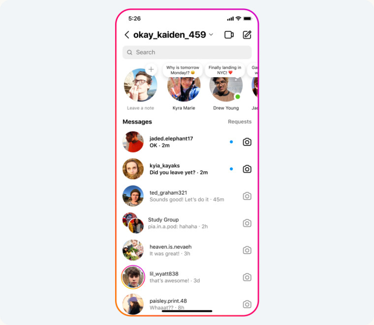 Instagram يقدم مجموعة جديدة من المزايا من بينها كتابة الملاحظات 6