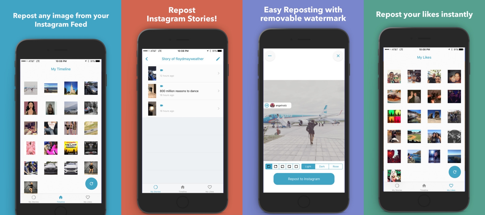 [وفر 3 دولار] تطبيق Repost and Save for Instagram متاح مجانا لفترة محدودة للايفون 1
