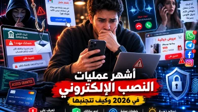 أشهر عمليات النصب الإلكتروني في 2026 وكيف تتجنبها