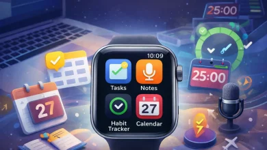 أفضل تطبيقات Apple Watch لتعزيز الإنتاجية في 2026