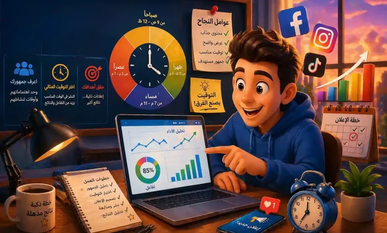 أفضل وقت لطرح إعلانك على الإنترنت في صيف 2026