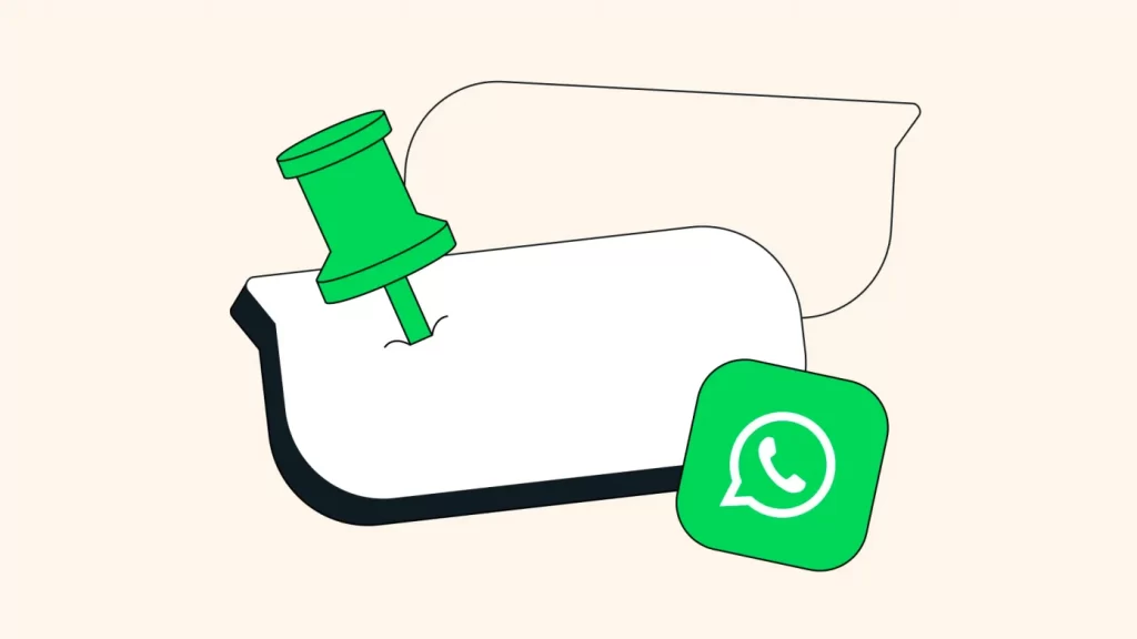WhatsApp يتيح تثبيت 3 رسائل في الدردشة 1