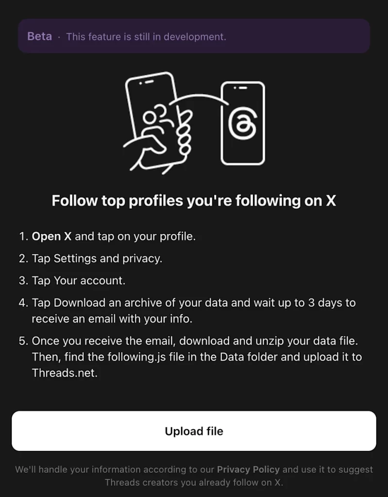 تطبيق Threads ينتقل الى نطاق Threads.com 2