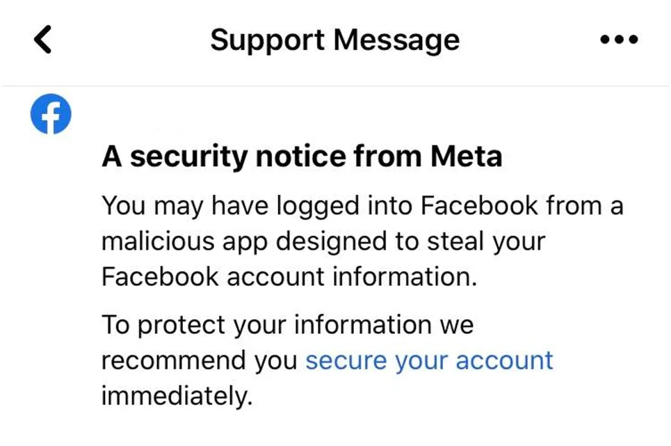 فيس بوك تحذر مليون مستخدم: حساباتكم تم اختراقها 1