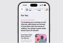 تطبيق Apple Health يحسب عمرك الصحي ويمنحك درجة استعداد يومية