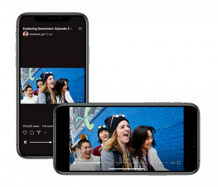 تطبيق IGTV انستجرام يقبل الان الفيديو بالوضع الافقي 1 تطبيق IGTV انستجرام يقبل الان الفيديو بالوضع الافقي