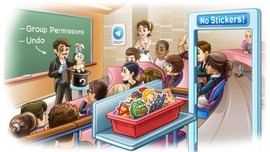 تطبيق تليجرام يضيف مزايا جديدة لادارة المجموعات بسهولة