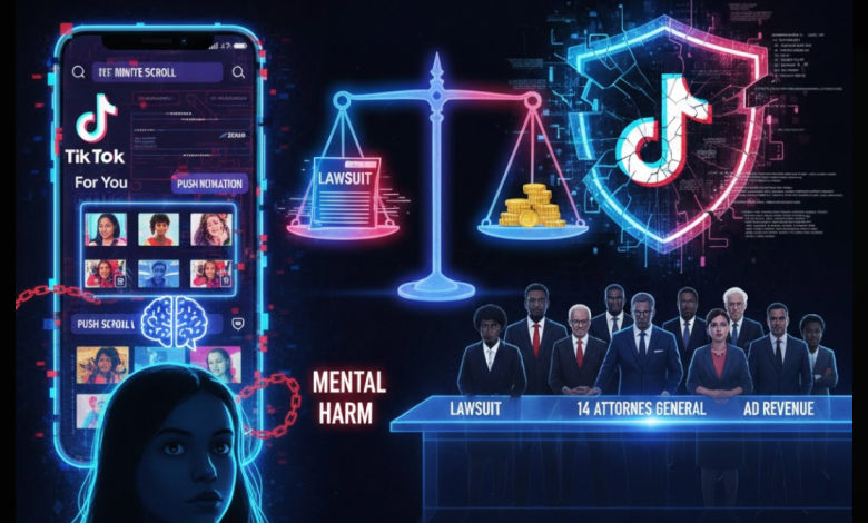 تطبيق تيك توك في قفص الاتهام