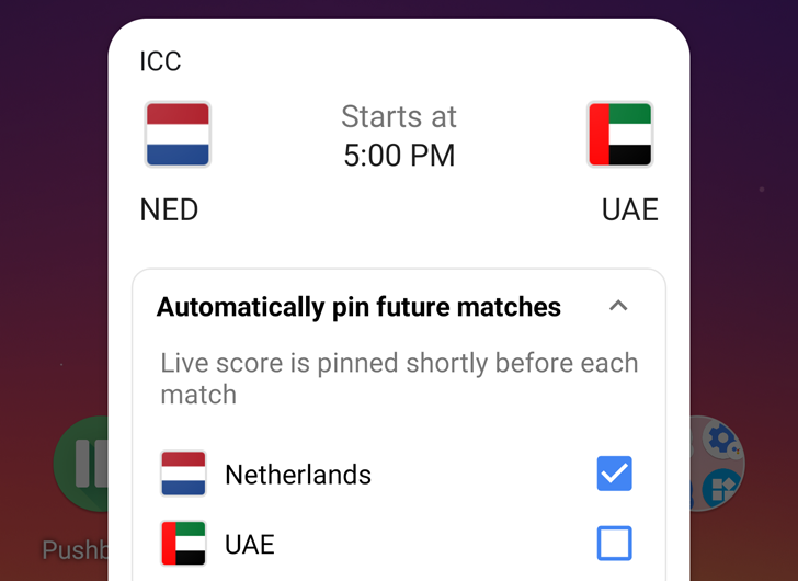 تطبيق جوجل سيسمح لك بتثبيت النتائج اللحظية لمباريات فريقك المستقبلية على الشاشة