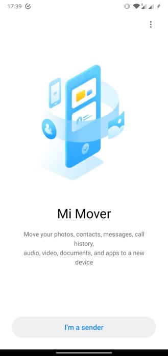 تطبيق Mi Mover متاح على جوجل بلاي الان لنقل بياناتك الى هواتف شاومي 2
