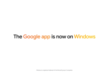 تفاصيل ترقية تطبيق جوجل لنظام ويندوز 2026
