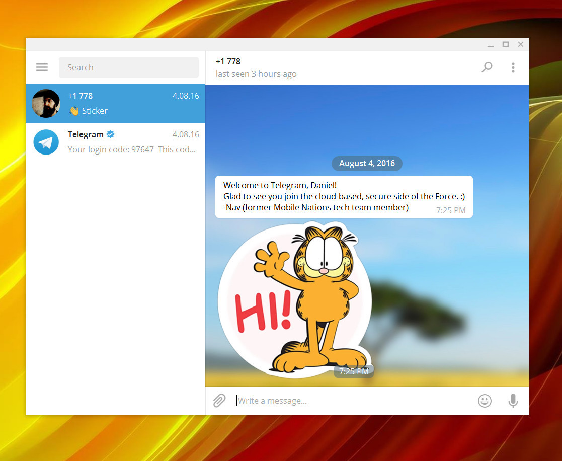 تليجرام تطلق تطبيقها على متجر الويندوز للاجهزة المكتبية 4