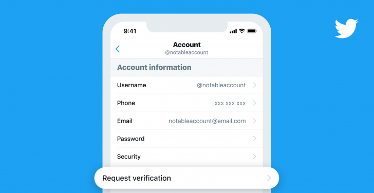 توثيق حسابات تويتر يبدأ يوم 20 يناير القادم