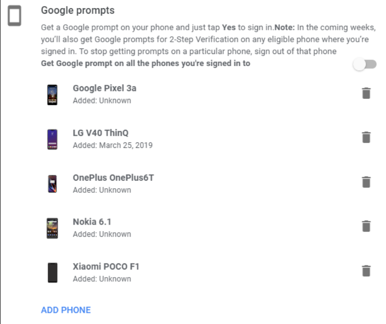 Google prompt للتحقق من دخول الحساب ستتاح لكل هواتفك الشهر القادم 1