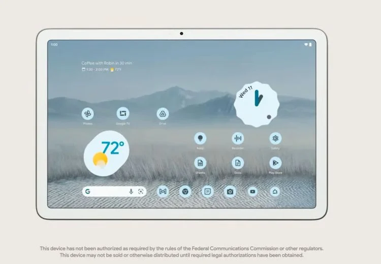 جوجل تعمل على جهاز لوحي جديد يعمل بمعالج Tensor وينطلق 2023