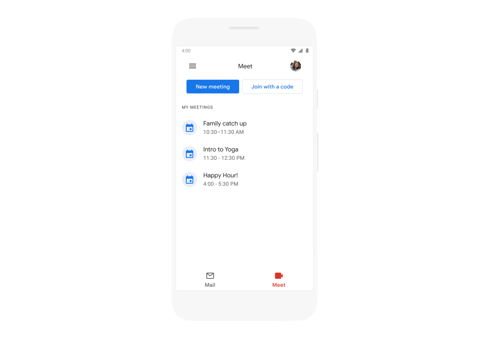 Google Meet يصل الى تطبيق جيميل للأندرويد واي او اس 2 Google Meet يصل الى تطبيق جيميل للأندرويد واي او اس 1