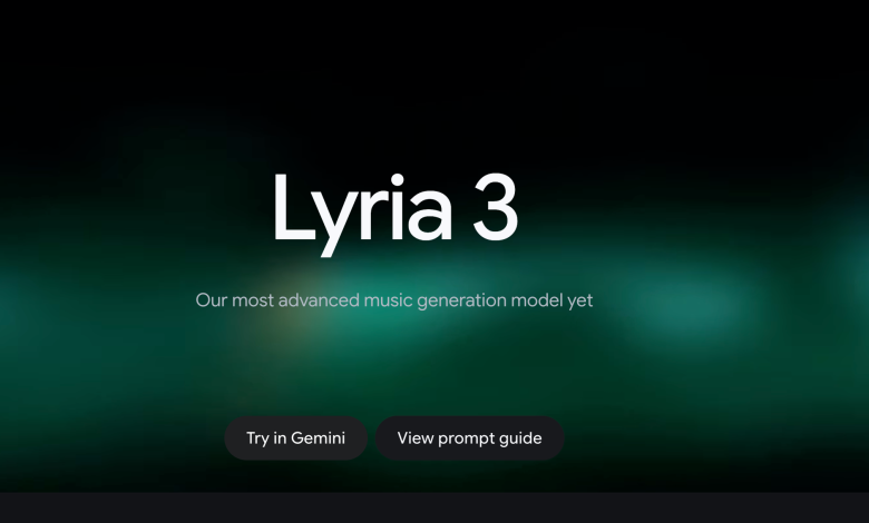 جيميني يقتحم عالم الموسيقى: جوجل تتيح توليد مقاطع بمدة 30 ثانية