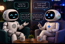 حوار بين شات جي بي تي وجيمناي