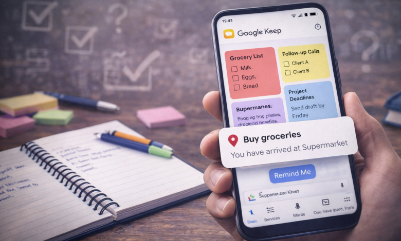 حيل Google Keep تساعدك على التوقف عن نسيان مهامك اليومية