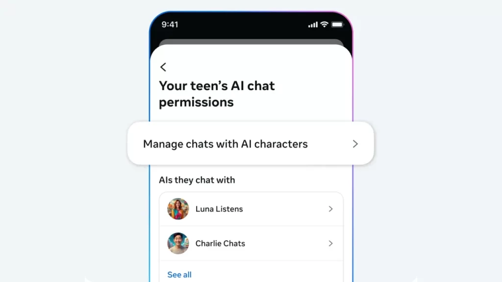 إنستجرام يتيح للآباء مراقبة والحد من محادثات المراهقين مع الذكاء الاصطناعي 3