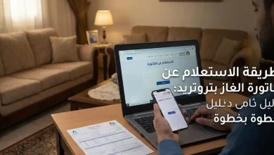 طريقة الاستعلام عن فاتورة الغاز بتروتريد الكترونياً
