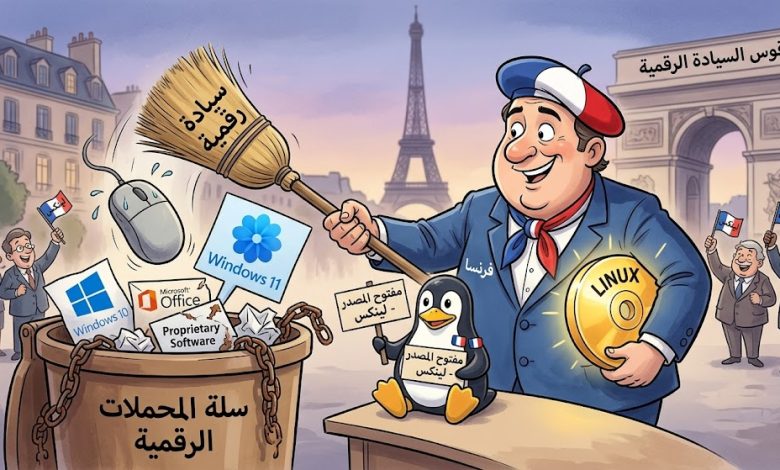 فرنسا تتخلى عن ويندوز لصالح أنظمة لينكس المفتوحة المصدر
