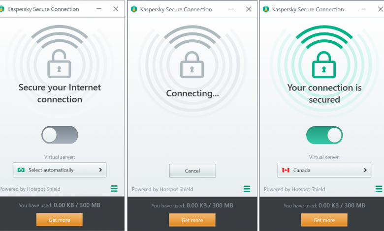 كاسبرسكي تمنحك خدمة VPN مجانية بحد اقصى 200 ميجا يوميا