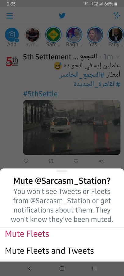 كيف يمكنك كتم أي Fleet على تويتر 1