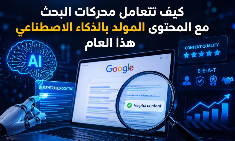 كيف تتعامل محركات البحث مع المحتوى المولد بالذكاء الاصطناعي هذا العام