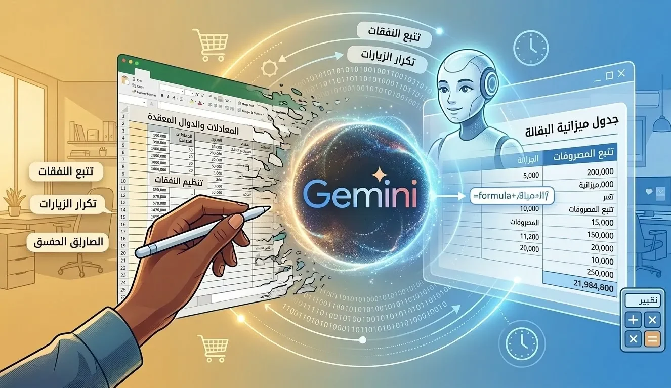 كيف تجعل Gemini خبيرك الشخصي في إنشاء جداول البيانات؟