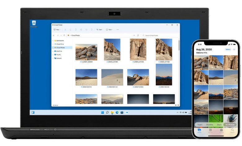 كيف تحصل على iCloud Photos على جهاز ويندوز 11