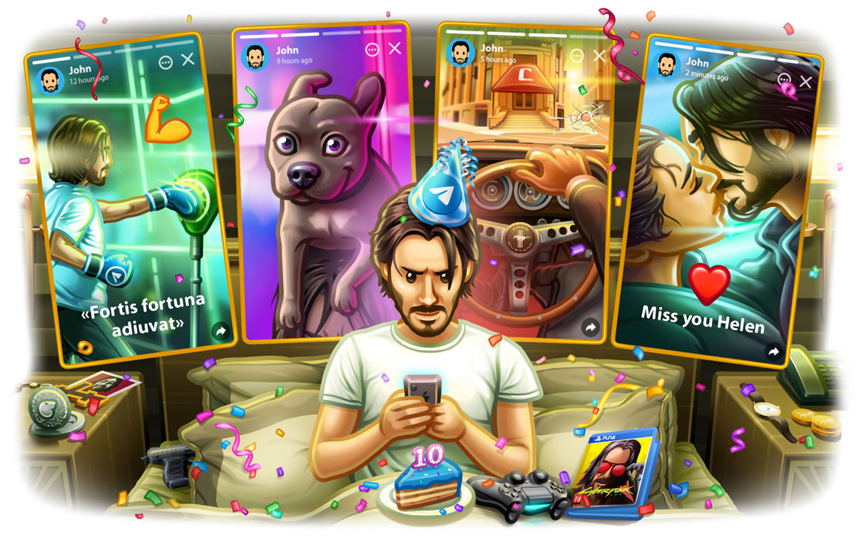 كيف تستخدم Telegram Stories 1 كيف تستخدم Telegram Stories