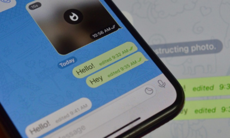 كيف يمكنك تعديل رسائل تليجرام بعد ارسالها