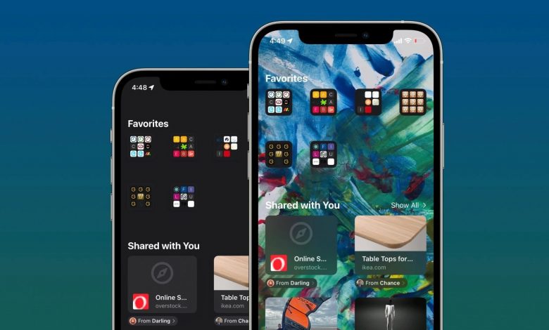 كيفية تخصص خلفية لمتصفح سافاري في iOS 15