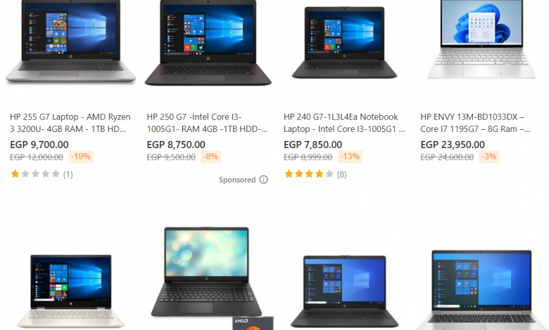 لاب توب جديد من HP - عروض العودة للمدارس من جوميا