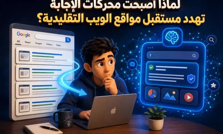 لماذا أصبحت محركات الإجابة تهدد مستقبل مواقع الويب التقليدية